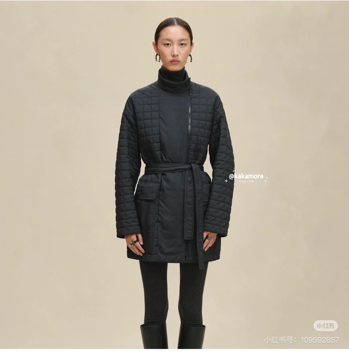 Hermes 에르메스 퀼팅 벨티드 패딩 코트 1