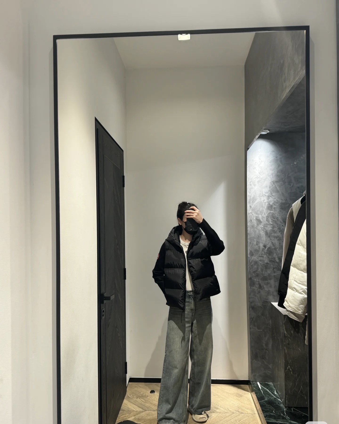 Canada Goose 캐나다구스 HyBridge 니트 패널 다운 후드 집업 6507WT 14