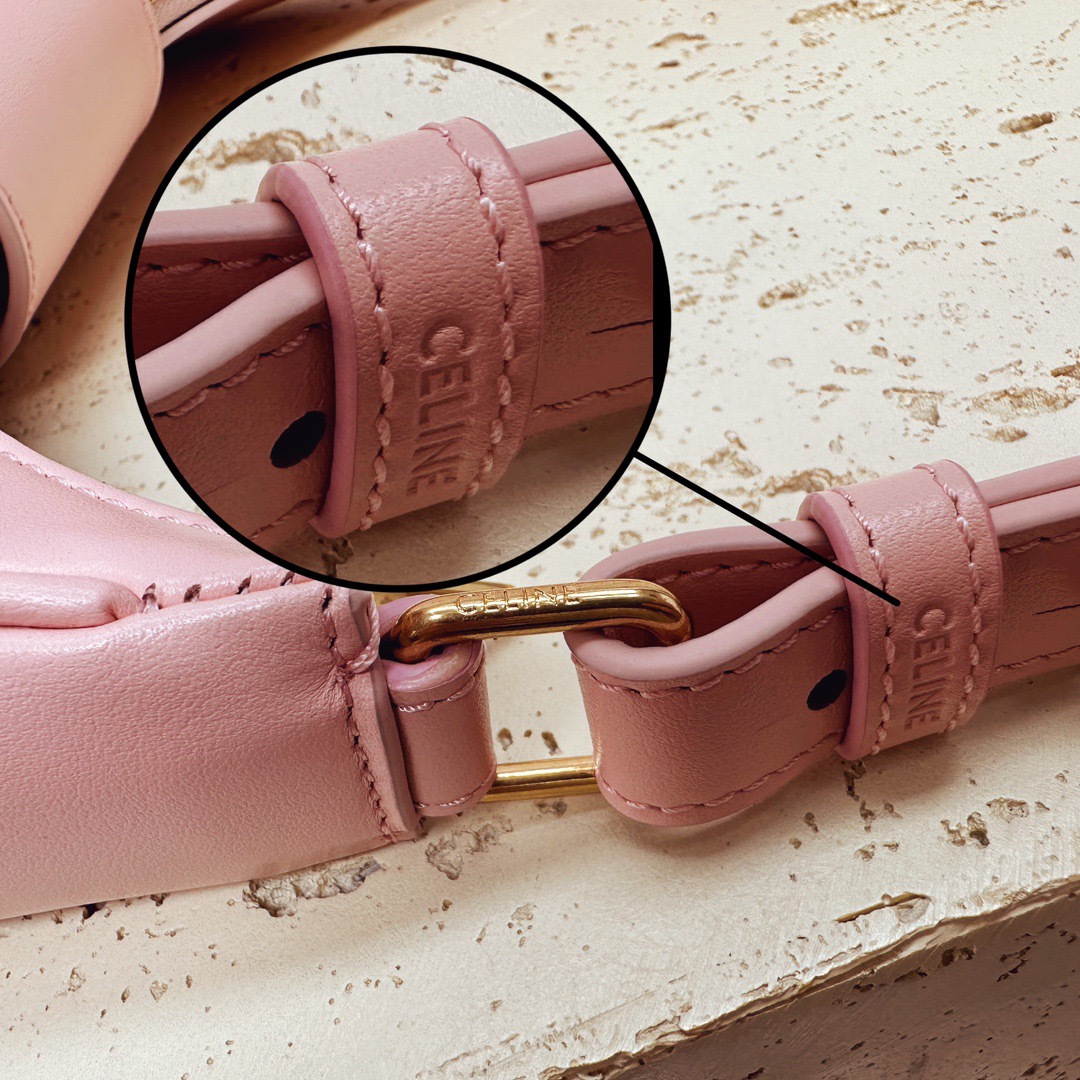 Celine 셀린느 AVA 아바 트리오페 캔버스 숄더백 브라운 골드 하드웨어 18