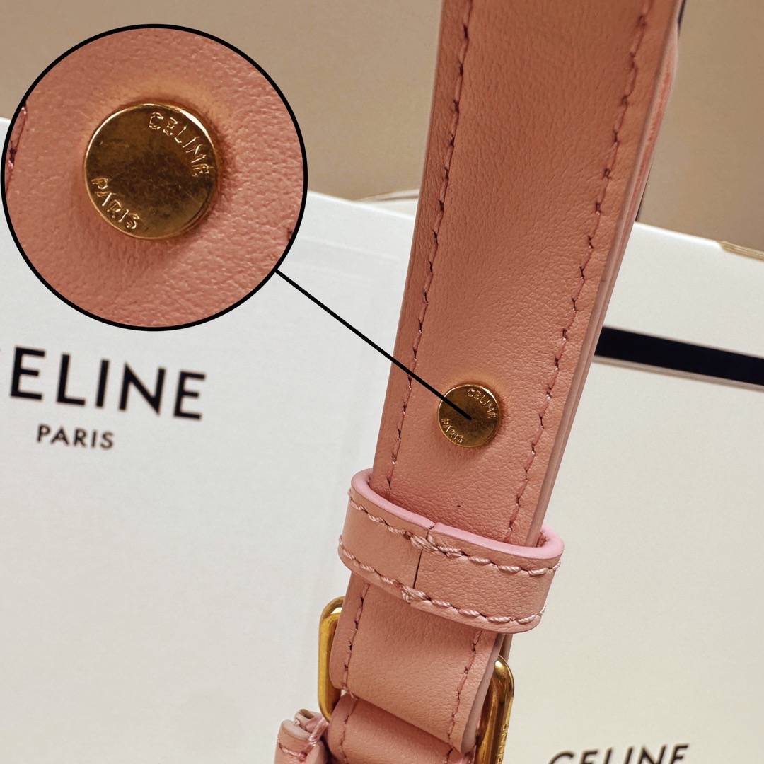 Celine 셀린느 AVA 아바 트리오페 캔버스 숄더백 브라운 골드 하드웨어 20