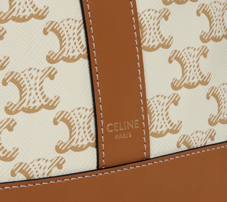 Celine 셀린느 트리오페 캔버스 미니 버킷백 코팅 캔버스 카프스킨 브라운 11