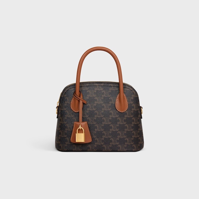 Celine 셀린느 Teen Honorine 트리오프 코팅 캔버스 토트백 브라운 22