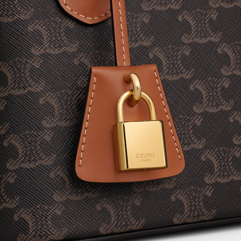 Celine 셀린느 Teen Honorine 트리오프 코팅 캔버스 토트백 브라운 25