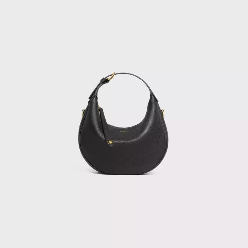 Celine 셀린느 루루 스몰 하프문 호보백 그레인드 카프스킨 파우더 핑크 골드 하드웨어 1