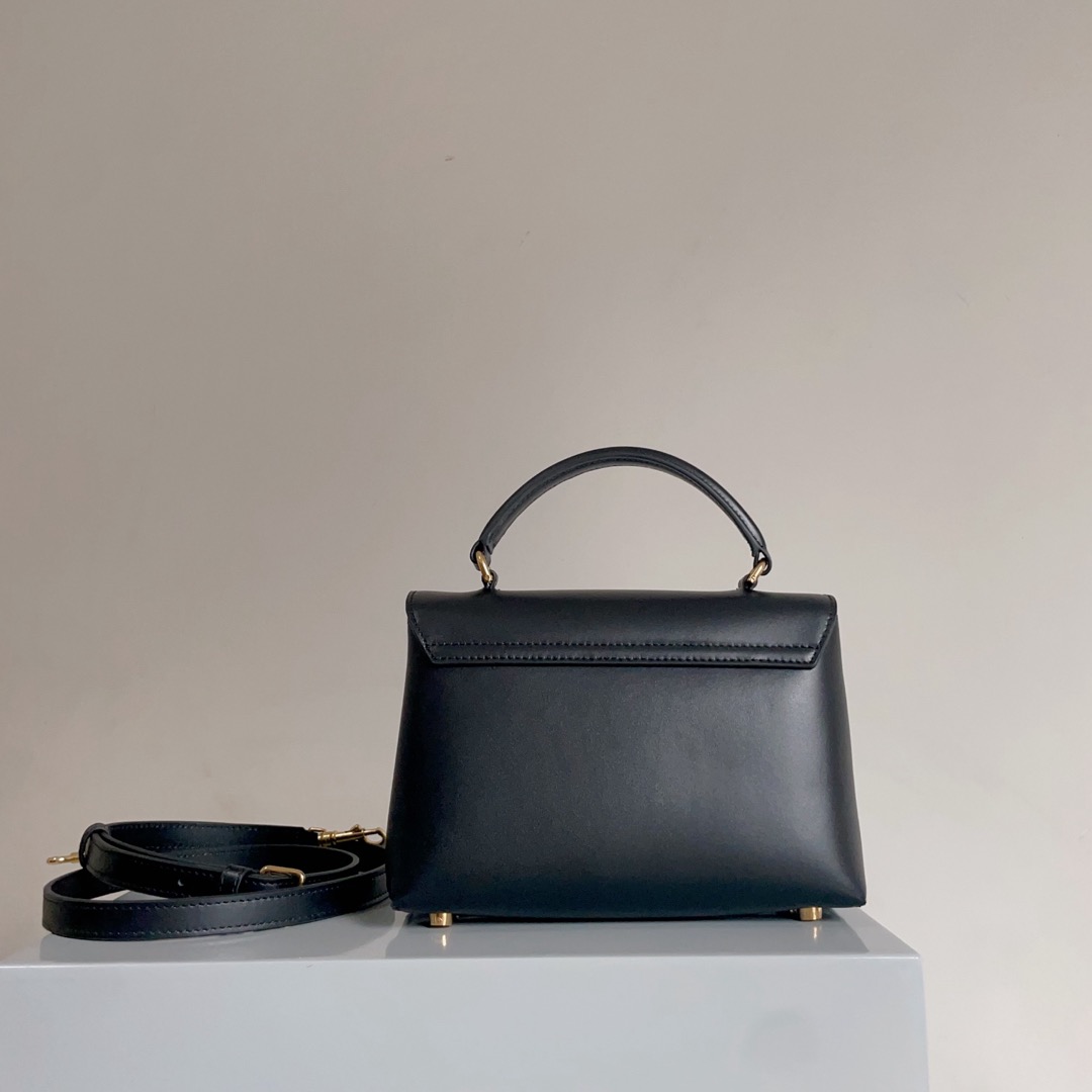 Celine 셀린느 Nino 트리오므프 탑핸들백 스무스 카프스킨 로즈 핑크 골드 하드웨어 7