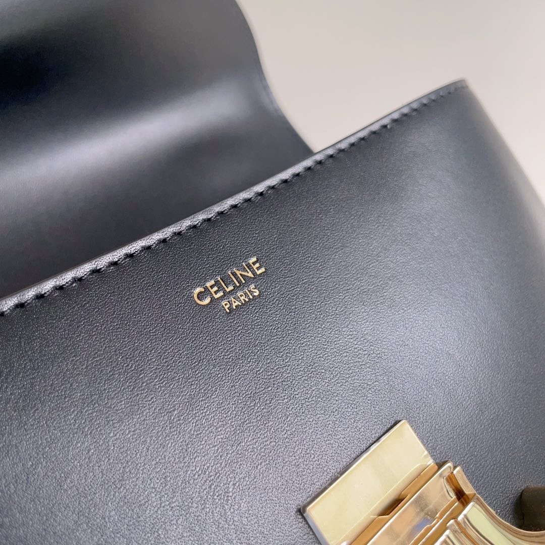 Celine 셀린느 Nino 트리오므프 탑핸들백 스무스 카프스킨 로즈 핑크 골드 하드웨어 10