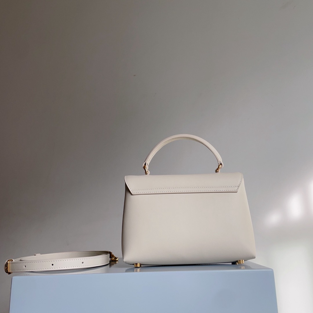 Celine 셀린느 Nino 트리오므프 탑핸들백 스무스 카프스킨 로즈 핑크 골드 하드웨어 7