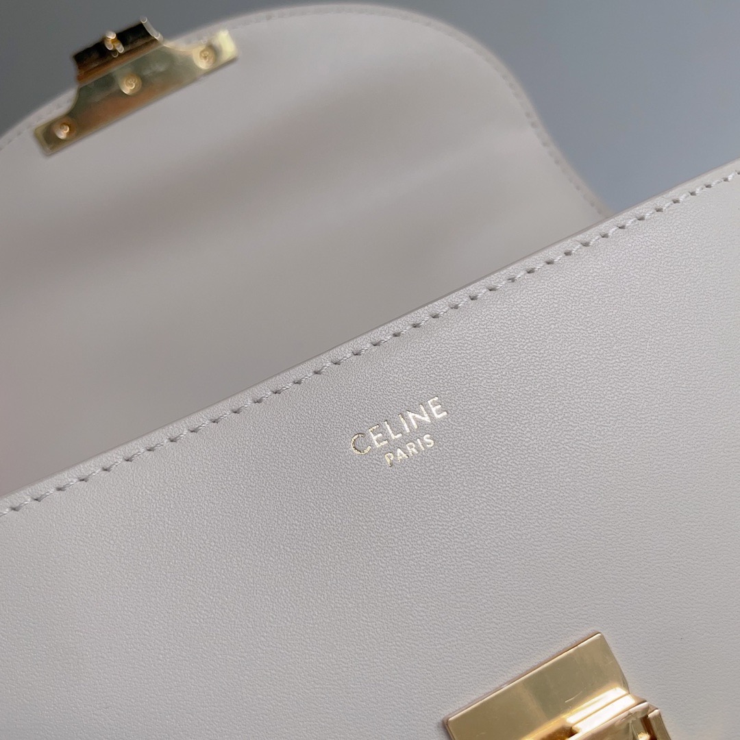 Celine 셀린느 Nino 트리오므프 탑핸들백 스무스 카프스킨 로즈 핑크 골드 하드웨어 9