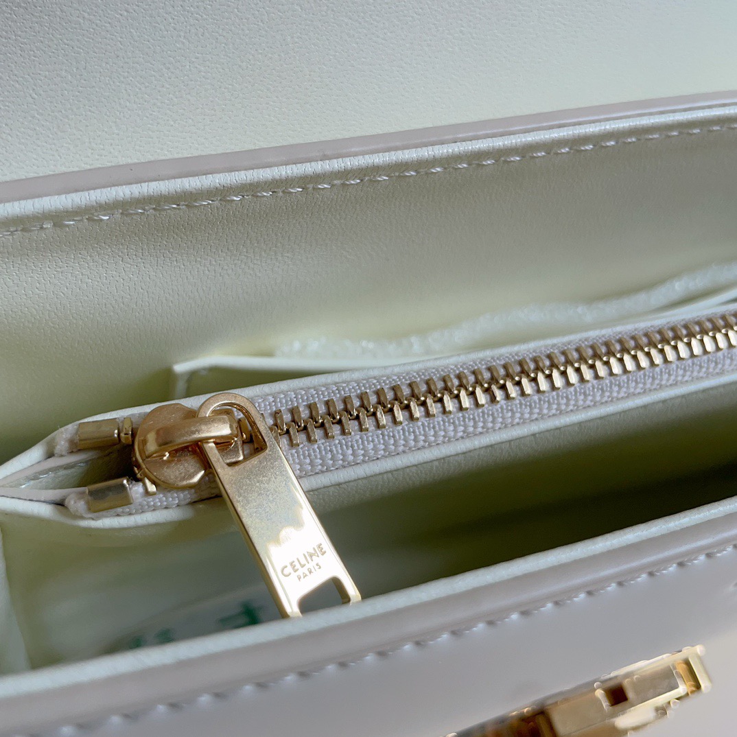 Celine 셀린느 TEEN NINO 탑핸들백 페이턴트 레더 블랙 골드 8