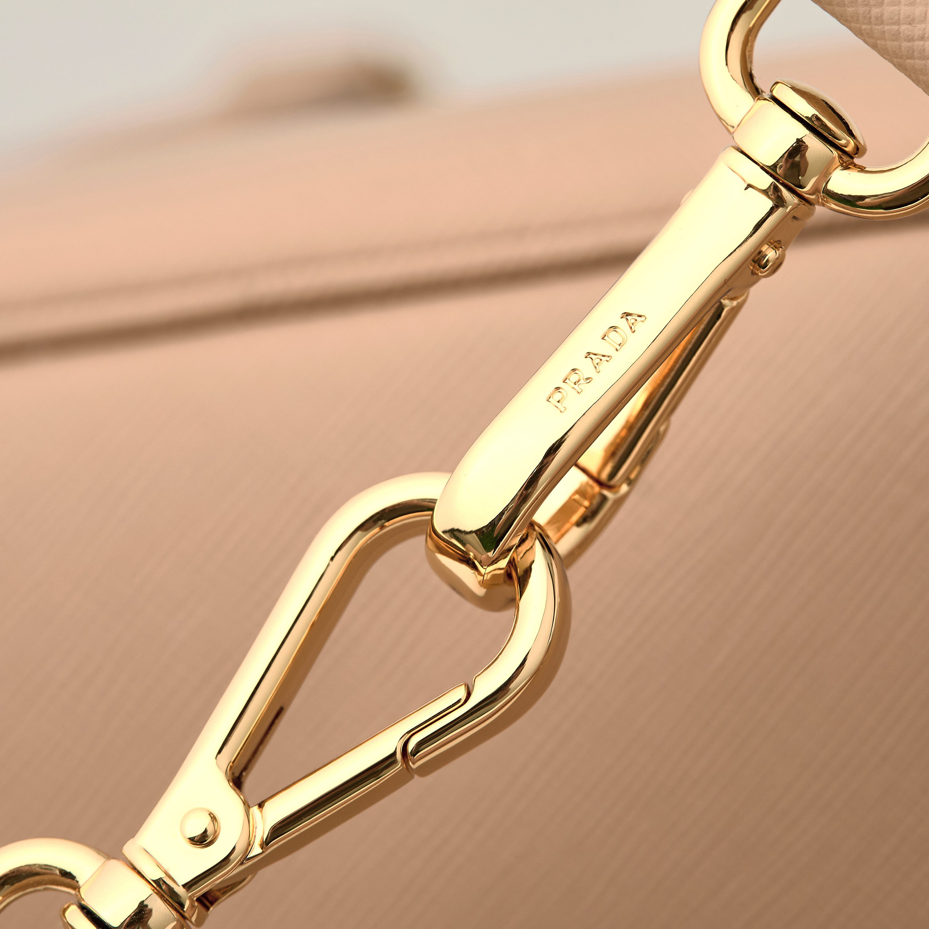 Prada 프라다 갤러리아 1BA274 사피아노 레더 누드 핑크 토트백  32cm 6