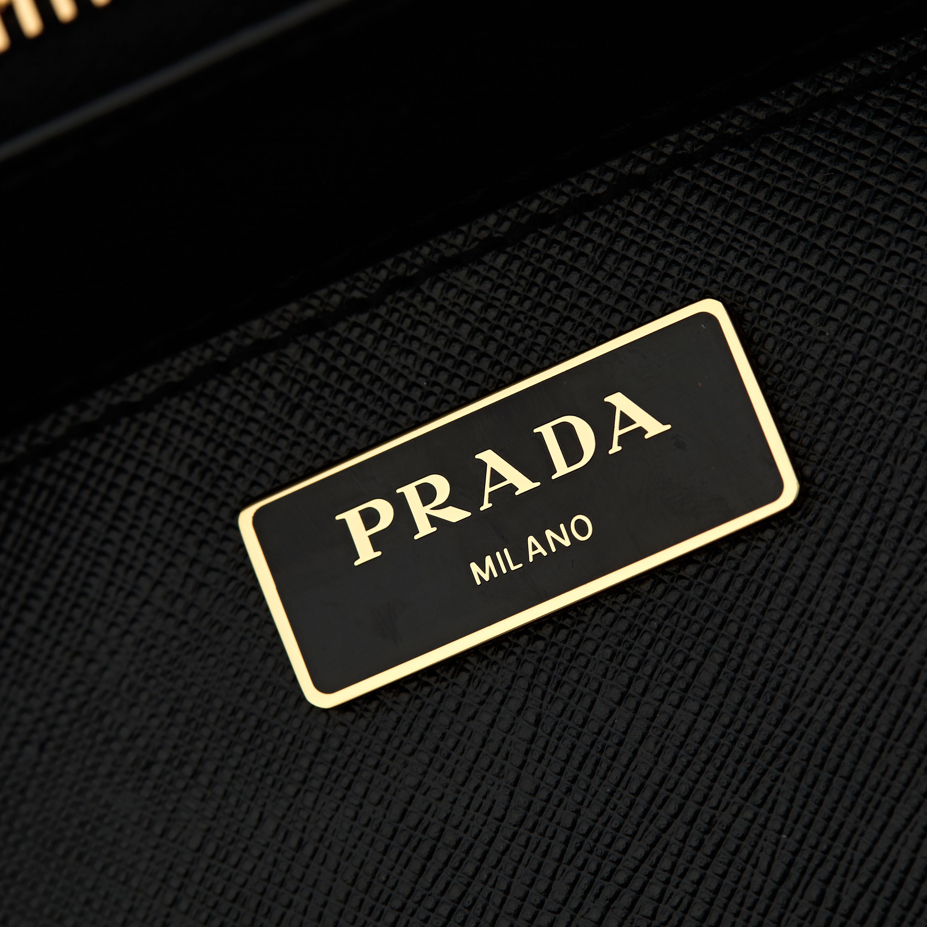 Prada 프라다 갤러리아 1BA274 사피아노 레더 누드 블랙 토트백 32cm 8