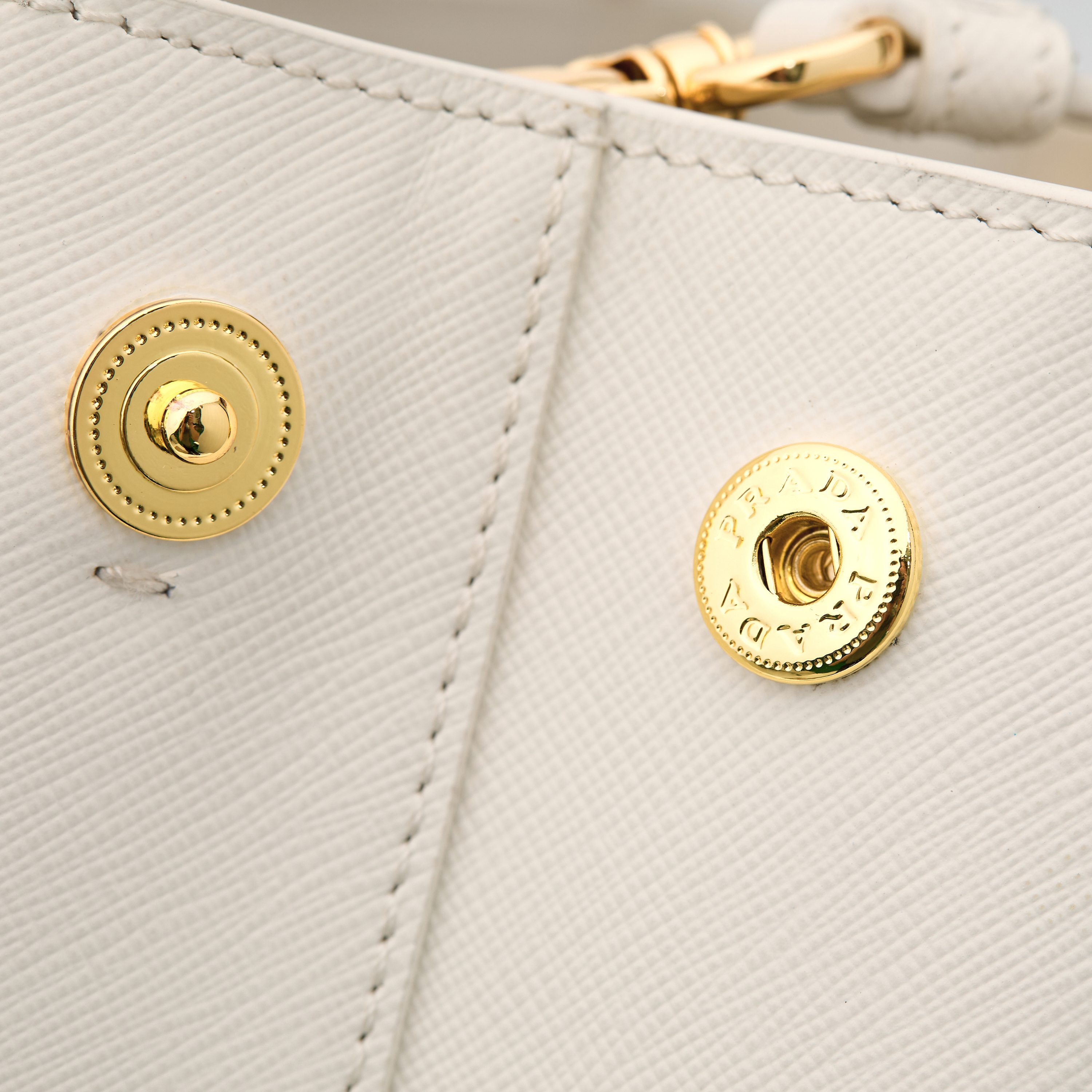 Prada 프라다 갤러리아 1BA274 사피아노 레더 누드 베이지 토트백 32cm 4