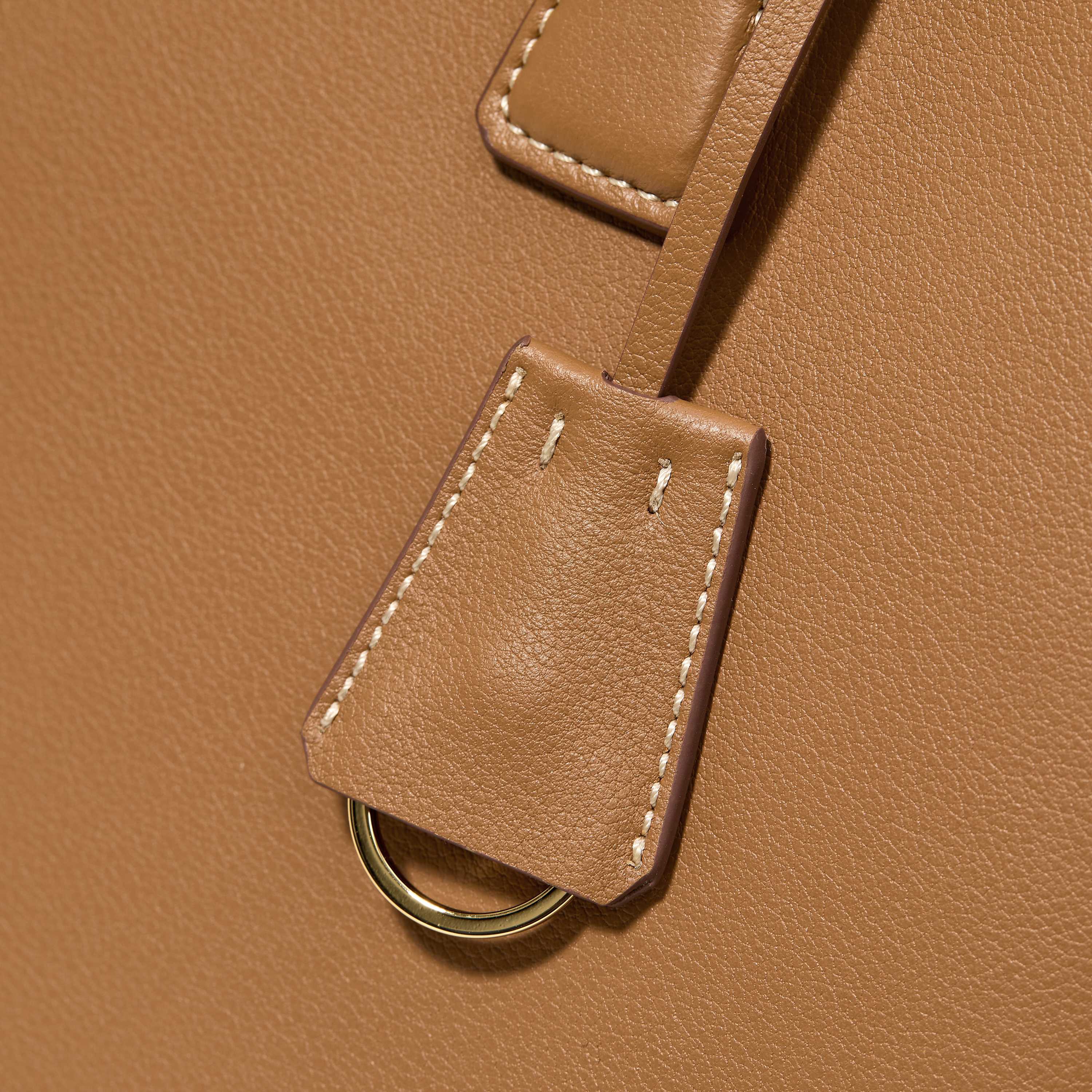 Prada 프라다 1BA274 사피아노 레더 토트백 카멜 브라운 골드 하드웨어 14