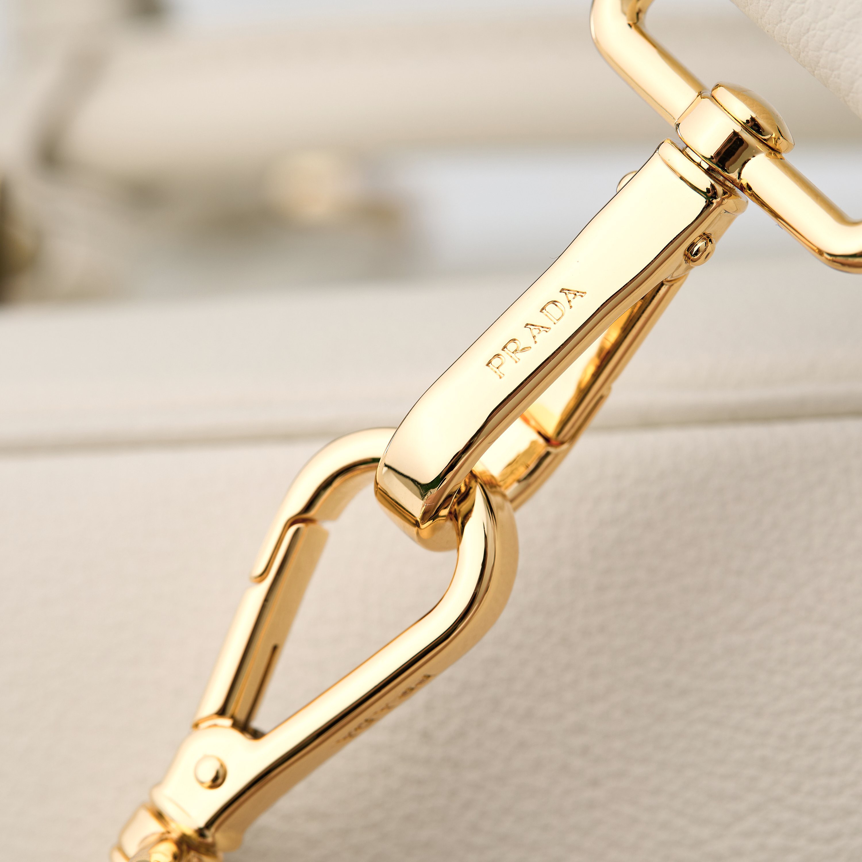 Prada 프라다 1BA274 사피아노 레더 토트백 카멜 브라운 골드 하드웨어 6