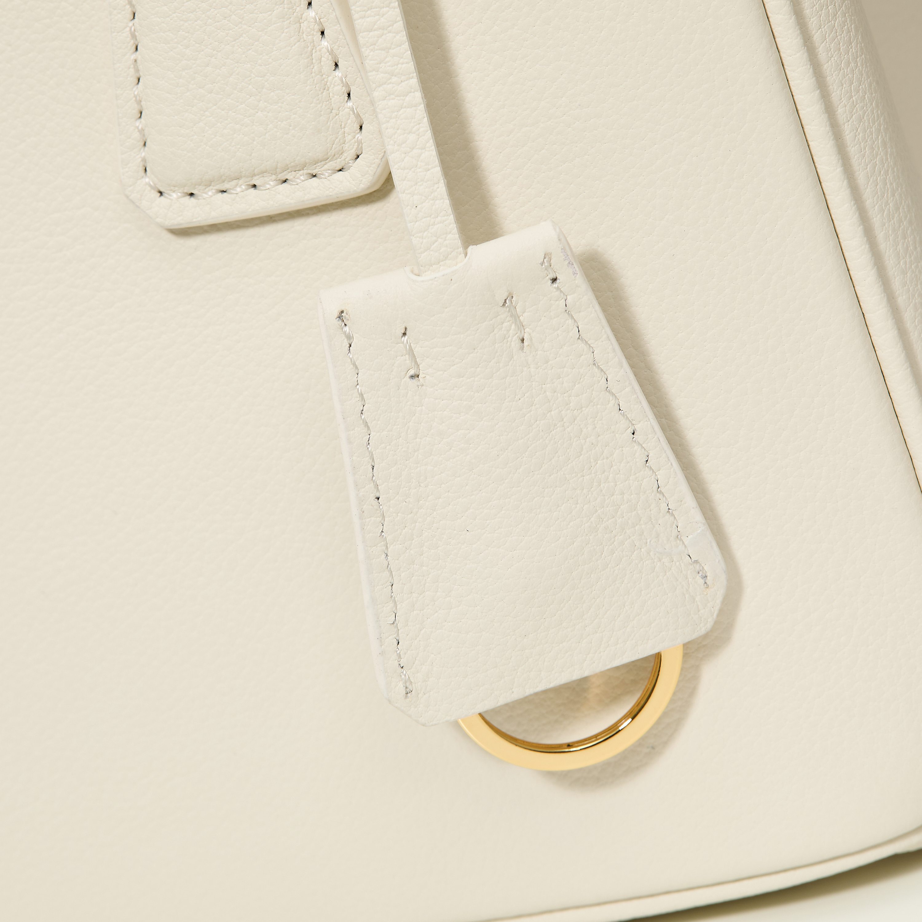 Prada 프라다 갤러리아 스몰 토트백 그레인드 카프스킨 아이보 골드 하드웨어 1BA896 20cm 17