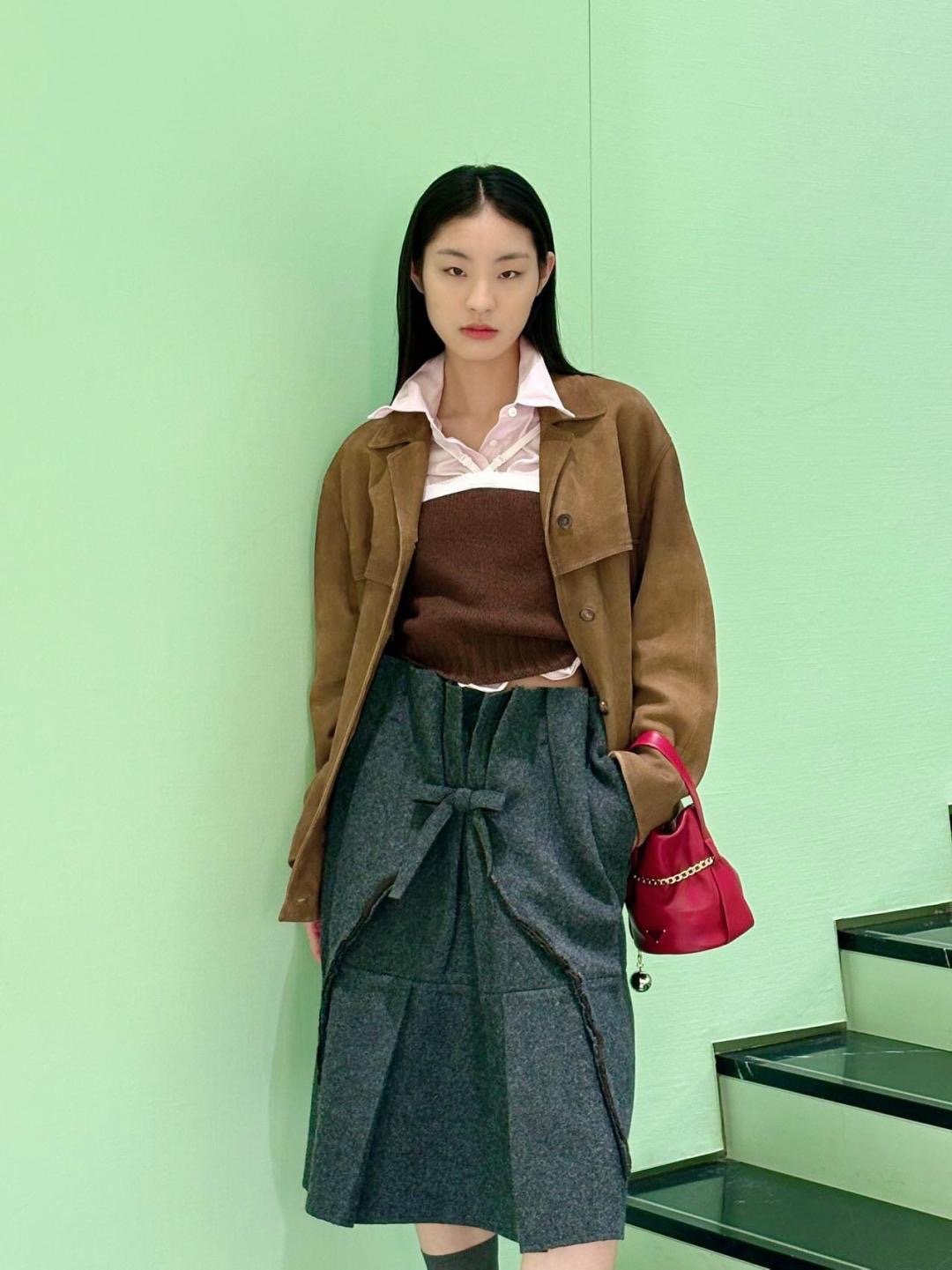 Prada 프라다 1BE088 램스킨 버킷백 골드 체인 블랙 2