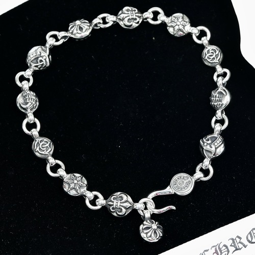 Chrome Hearts Mixed Motif Bead Bracelet 크롬하츠 믹스 모티브 라운드 비즈 팔찌