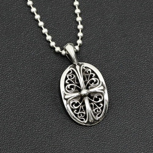 Chrome Hearts Oval Cross Pendant 크롬하츠 오벌 크로스 펜던트