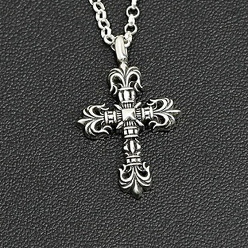 Chrome Hearts Mini Cross Fleur Pendant 크롬하츠 미니 크로스 플뢰르 펜던트