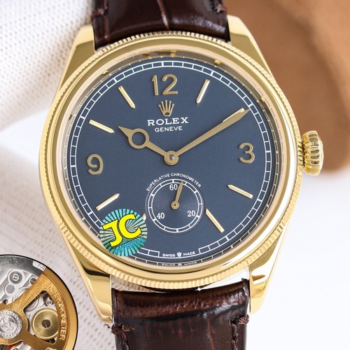 Rolex Cellini 1908 Automatic Dress Watch 롤렉스 셀리니 1908 오토매틱 드레스 워치 39mm 네이비/골드