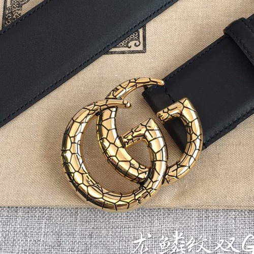 GUCCI Double G Leather Belt 구찌 더블 G 가죽 벨트 38mm