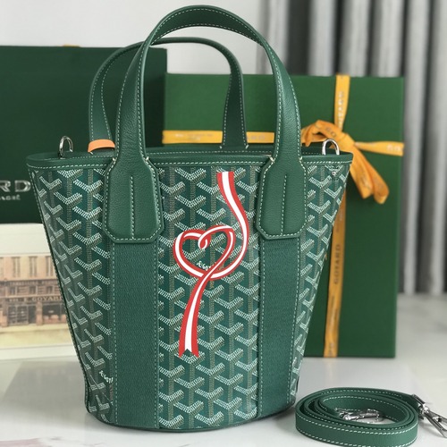 GOYARD Belharra Mini Bucket Bag 고야드 벨하라 미니 버킷백 그린