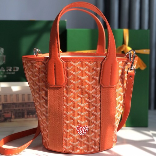 GOYARD Belharra Mini Bucket Bag 고야드 벨하라 미니 버킷백 오렌지 하트P