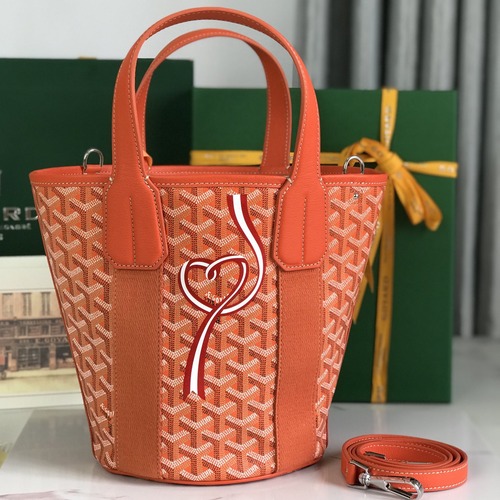GOYARD Belharra Mini Bucket Bag 고야드 벨하라 미니 버킷백 오렌지