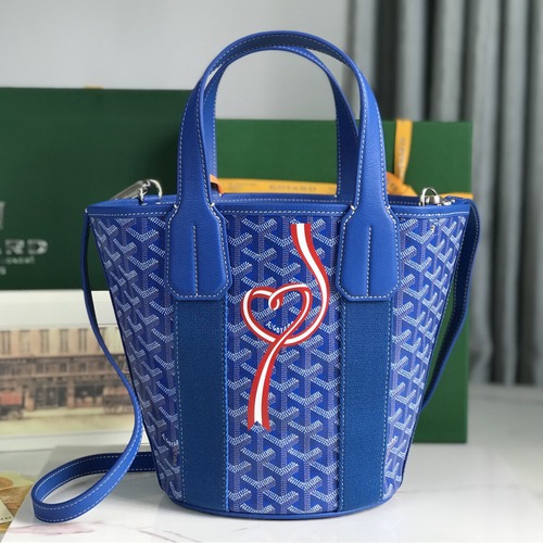 GOYARD Belharra Mini Bucket Bag 고야드 벨하라 미니 버킷백 블루