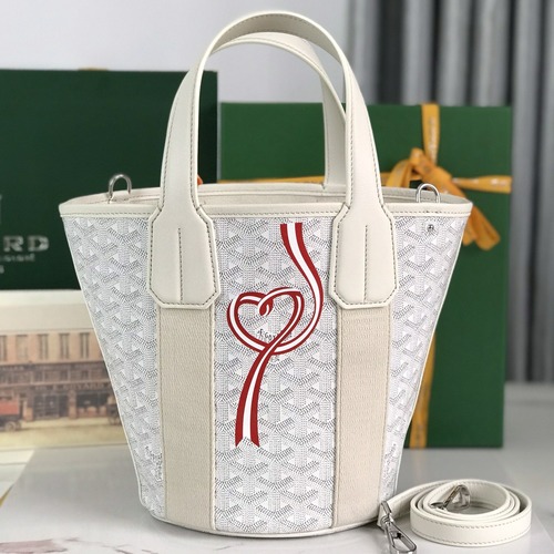 GOYARD Belharra Mini Bucket Bag 고야드 벨하라 미니 버킷백 화이트