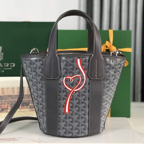 GOYARD Belharra Mini Bucket Bag 고야드 벨하라 미니 버킷백 그레이카키