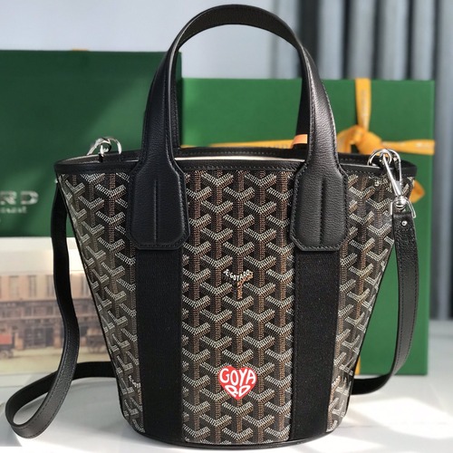 GOYARD Belharra Mini Bucket Bag 고야드 벨하라 미니 버킷백 블랙 하트P