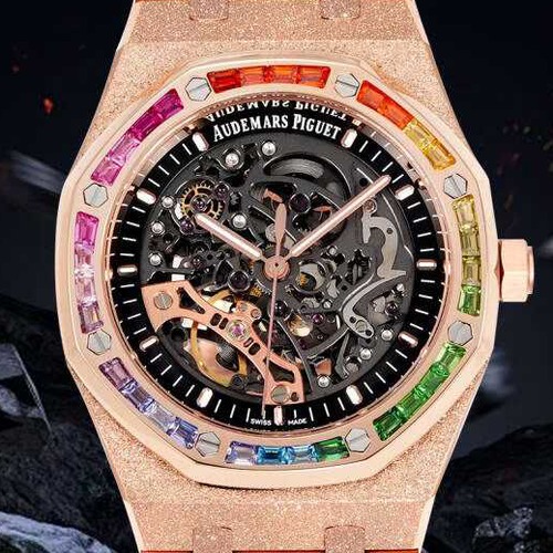 Audemars Piguet Royal Oak Openworked Rainbow 41mm 오데마 피게 로열 오크 오픈워크 레인보우 41mm