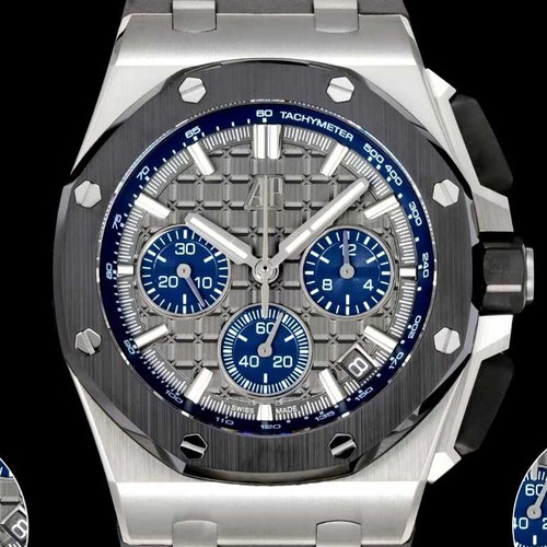 Audemars Piguet Royal Oak Offshore Chronograph 43mm Titanium 오데마 피게 로열 오크 오프쇼어 크로노그래프 43mm 티타늄 그레이다이얼