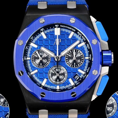 Audemars Piguet Royal Oak Offshore Chronograph 43mm Titanium 오데마 피게 로열 오크 오프쇼어 크로노그래프 43mm 티타늄 올블루다이얼