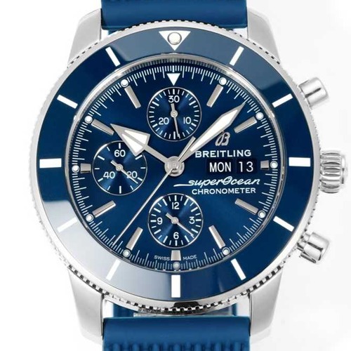 BREITLING Superocean Chronograph 46 60 Years of Adventure and Discovery 브라이틀링 슈퍼오션 크로노그래프 46 60주년 한정판 블루
