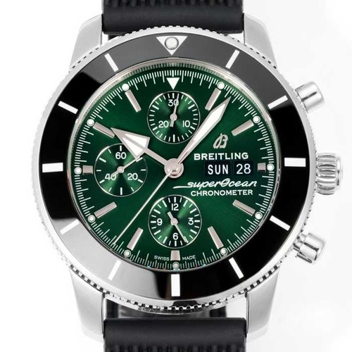 BREITLING Superocean Chronograph 46 60 Years of Adventure and Discovery 브라이틀링 슈퍼오션 크로노그래프 46 60주년 한정판 그린