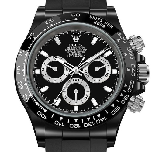 AET x ROLEX Daytona Picasso Charles the Great Black Ceramic AET x 롤렉스 데이토나 피카소 샤를마뉴 블랙 세라믹