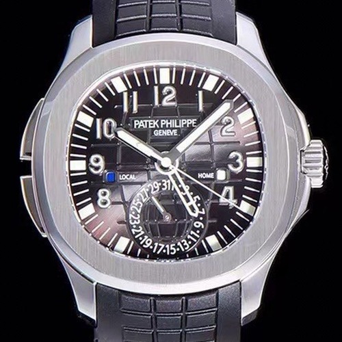 Patek Philippe Aquanaut  파텍 필립 아쿠아넛 트래블 타임 크로노그래프 5164A 블랙다이얼