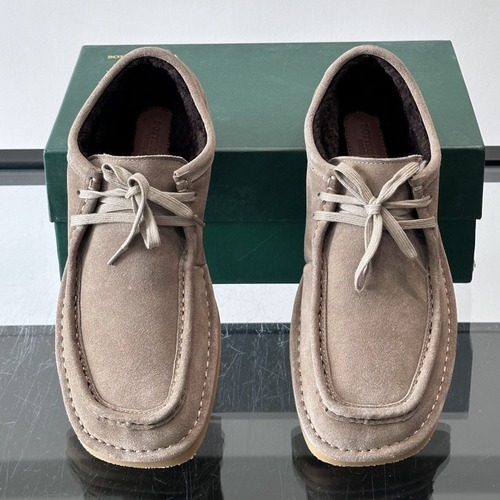 Bottega Veneta Suede Low Loafers 보테가 베네타 스웨이드 로우 남성로퍼 베이지(양털내피버전)
