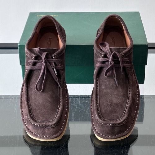 Bottega Veneta Suede Low Loafers 보테가 베네타 스웨이드 로우 남성로퍼 다크브라운(양털내피버전)