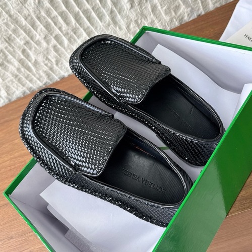 Bottega Veneta Intrecciato Woven Loafers 보테가 베네타 인트레치아토 위빙 남녀공용 로퍼 블랙