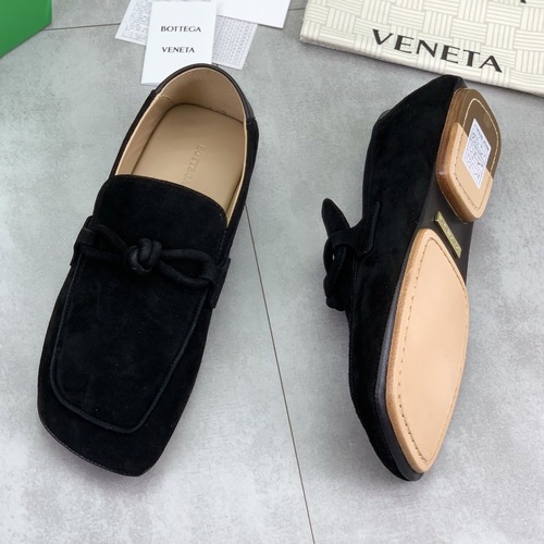 Bottega Veneta Suede Loafer 보테가 베네타 스웨이드 남녀공용 로퍼 블랙
