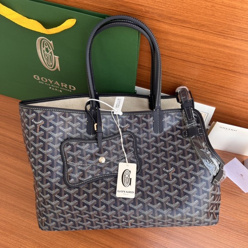 Goyard Chien Gris Saint Louis Inspired Pet Carrier PM Grey 고야드 치엔 그리 생루이백 기반 반려견 캐리어 PM 그레이 33.5cm
