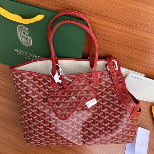Goyard Chien Gris Saint Louis Inspired Pet Carrier PM Grey 고야드 치엔 그리 생루이백 기반 반려견 캐리어 PM 레드 33.5cm