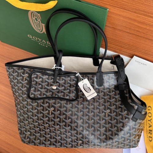 Goyard Chien Gris Saint Louis Inspired Pet Carrier PM Grey 고야드 치엔 그리 생루이백 기반 반려견 캐리어 PM 블랙 33.5cm
