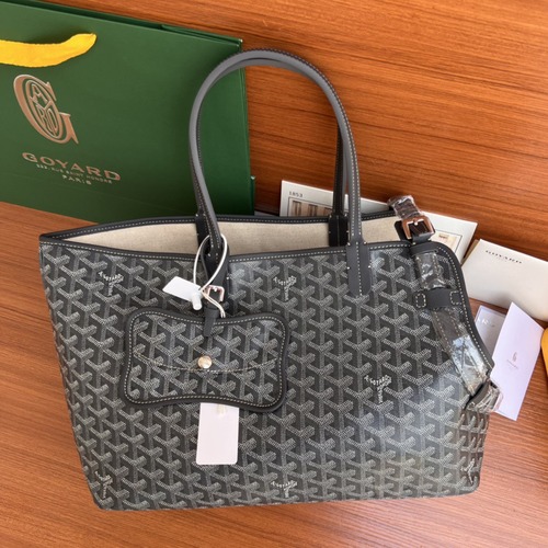 Goyard Chien Gris Saint Louis Inspired Pet Carrier PM Grey 고야드 치엔 그리 생루이백 기반 반려견 캐리어 PM 그레이 33.5cm