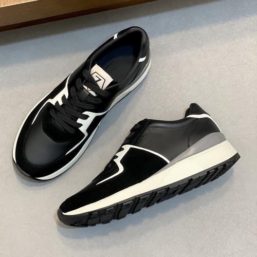 ZEGNA Triple Stitch Monte 제냐 트리플 스티치 몬테 남성 스니커즈 블랙