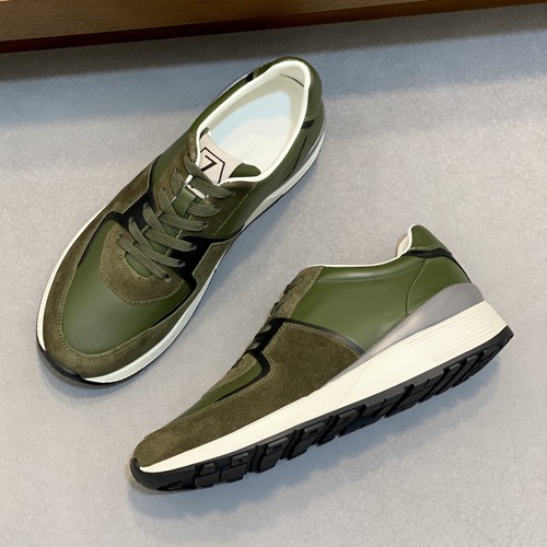 ZEGNA Triple Stitch Monte 제냐 트리플 스티치 몬테 남성 스니커즈 다크민트