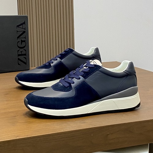 ZEGNA Triple Stitch Monte 제냐 트리플 스티치 몬테 남성 스니커즈 네이비